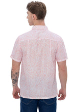 Load image into Gallery viewer, HAPPY BAY Mens Hawaiian Shirts Coral Leaves P07607