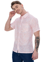 Load image into Gallery viewer, HAPPY BAY Mens Hawaiian Shirts Coral Leaves P07607