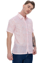 Load image into Gallery viewer, HAPPY BAY Mens Hawaiian Shirts Coral Leaves P07607