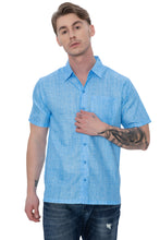 Load image into Gallery viewer, HAPPY BAY Mens Hawaiian Shirts Casual Blue P07612
