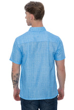 Load image into Gallery viewer, HAPPY BAY Mens Hawaiian Shirts Casual Blue P07612