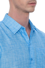 Load image into Gallery viewer, HAPPY BAY Mens Hawaiian Shirts Casual Blue P07612