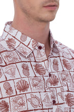 Load image into Gallery viewer, LA LEELA Mens Hawaiian Shirts Brown Turtle P07615