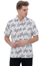 Load image into Gallery viewer, LA LEELA Mens Hawaiian Shirts Black Tropical Bunch P07731