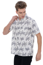Load image into Gallery viewer, LA LEELA Mens Hawaiian Shirts Black Tropical Bunch P07731