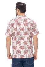 Cargar imagen en el visor de la galería, HAPPY BAY Mens Hawaiian Shirts Brown Palm Tree P07736