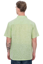 Load image into Gallery viewer, HAPPY BAY Mens Hawaiian Shirts Lime Green Collard P07750