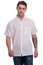 Load image into Gallery viewer, HAPPY BAY Mens Hawaiian Shirts White Collard P07751
