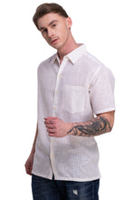 Load image into Gallery viewer, HAPPY BAY Mens Hawaiian Shirts White Collard P07751
