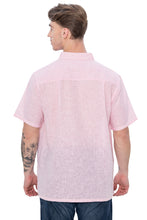 Load image into Gallery viewer, HAPPY BAY Mens Hawaiian Shirts Pink Collard P07753