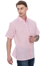 Load image into Gallery viewer, HAPPY BAY Mens Hawaiian Shirts Pink Collard P07753