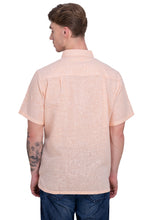 Load image into Gallery viewer, HAPPY BAY Mens Hawaiian Shirts Peach Collard P07754