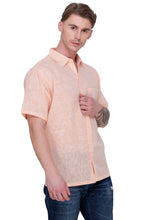Load image into Gallery viewer, HAPPY BAY Mens Hawaiian Shirts Peach Collard P07754