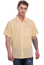 Load image into Gallery viewer, HAPPY BAY Mens Hawaiian Shirts Tan Collard P07755