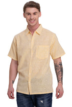 Load image into Gallery viewer, HAPPY BAY Mens Hawaiian Shirts Tan Collard P07755