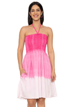 Cargar imagen en el visor de la galería, La Leela Women's Beach Vacation Summer Holiday Short Tube Top Wedding Ruched Evening Dress Strapless Dresses for Women L-XL Pink Plain P10223
