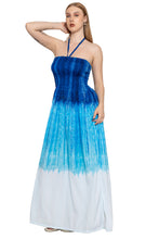 Load image into Gallery viewer, HAPPY BAY Women's Holiday Beach Summer Vacation Ruffle Casual Strapless Dresses Tube Top Basic Short Evening Dress L-XL Blue Solid P10225