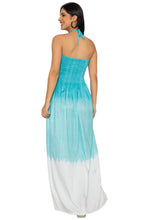 Load image into Gallery viewer, HAPPY BAY Women's Summer Boho A line Slit Maxi Beach Dress Smocked Top Evening Long Strapless Tube Dresses for Women L-XL Green Solid P10226