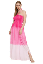 Load image into Gallery viewer, HAPPY BAY Women's Summer Boho A line Smocked Strapless Dresses Evening Long Tube Top Slit Maxi Beach Dress for Women L-XL Pink Solid P10229