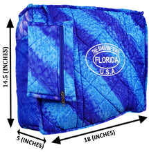 Load image into Gallery viewer, Beach Pool Tote Bag + Purse + Beach Wrap R_Blue P10325