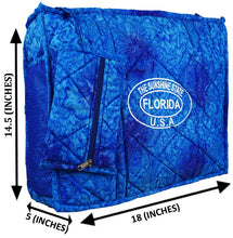 Cargar imagen en el visor de la galería, Beach Pool Tote Bag + Purse + Beach Wrap Blue P10328