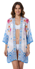 Load image into Gallery viewer, LA LEELA Women's Swimsuit Bikni Swimwear Cover Up Multicolor Floral P10362