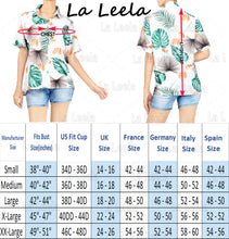 Load image into Gallery viewer, La Leela Halloween Women&#39;s Haunted Scary Night Cat And Bat Printed Bright Blue Shirt