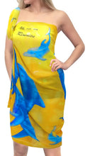 Cargar imagen en el visor de la galería, LA LEELA Women&#39;s Swimwear Cover Up Beach Sarong Swimsuit One Size  Yellow_U569