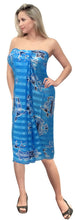 Load image into Gallery viewer, LA LEELA Women&#39;s Sarong Bikini Cover-Ups Summer Beach Wrap 72&quot;x42&quot; Blue_T644