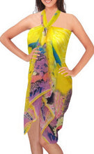 Load image into Gallery viewer, LA LEELA Women&#39;s Beach Cover Up Sarong Swimsuit Coverup 72&quot;x42&quot; Orange_R559