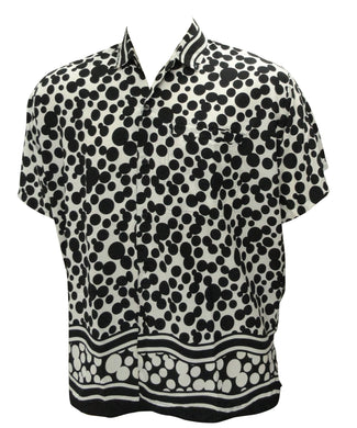 la-leela-shirt-casual-button-down-short-sleeve-beach-shirt-men-aloha-pocket-Shirt-Halloween Black_W223