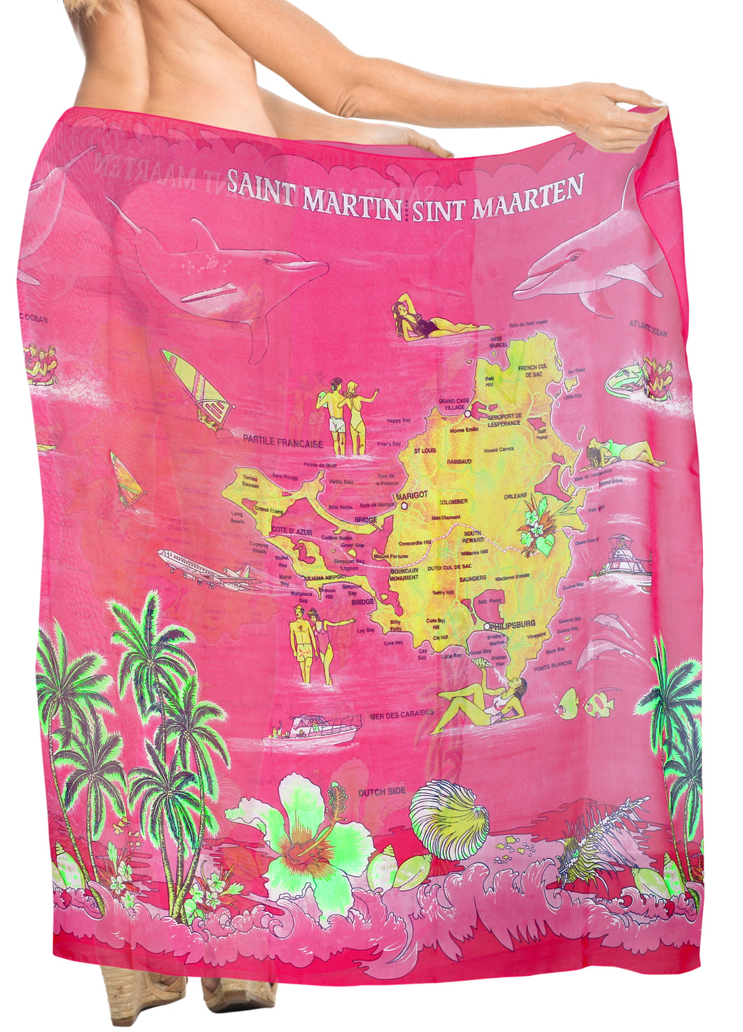 LA LEELA Women's Beach Sarong Cover Up Swimwear Wrap Pareo 72