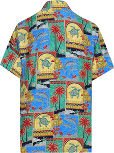 la-leela-shirt-casual-button-down-short-sleeve-beach-shirt-men-aloha-pocket-Shirt-Green_W274