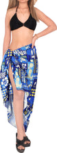 Load image into Gallery viewer, LA LEELA Women&#39;s Stylish Printed Long Pareo Sarong Beach Wrap Bikini Swimsuit Cover up