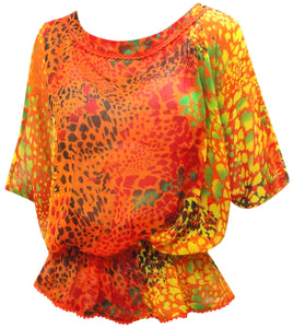 la-leela-womens-kaftan-nightgown-beachwear-bathing-suit-cover-up-style-dress   OSFM 8-14 [M- L] 115072