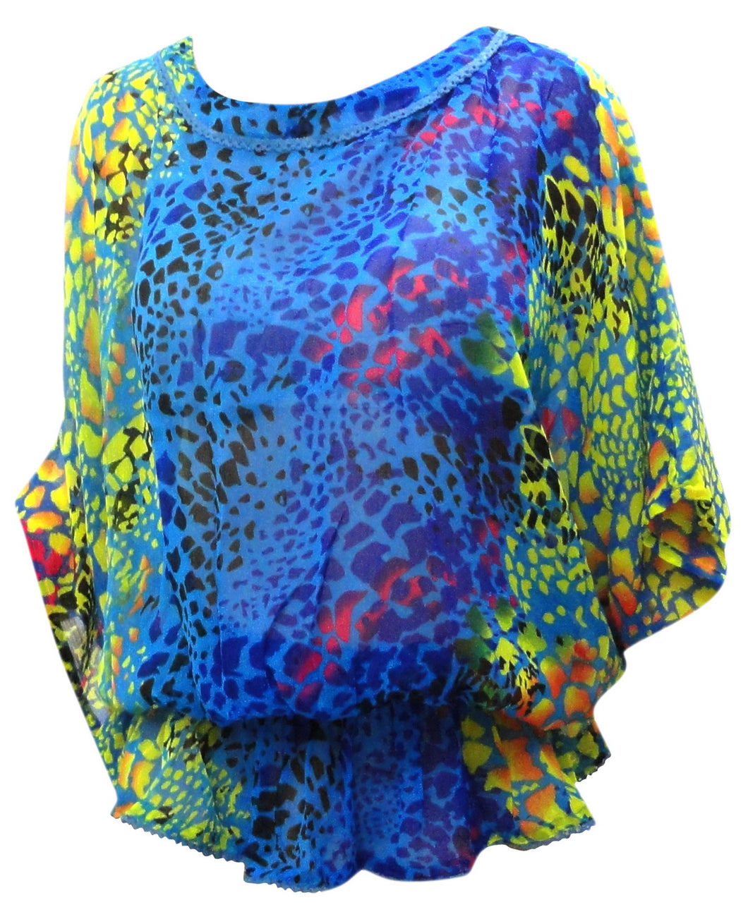 la-leela-womens-kaftan-nightgown-beachwear-bathing-suit-cover-up-style-dress   OSFM 8-14 [M- L] 115075