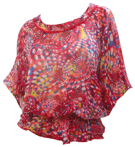 la-leela-womens-kaftan-nightgown-beachwear-bathing-suit-cover-up-style-dress   OSFM 8-14 [M- L] 115079