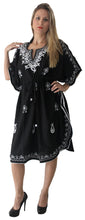 Load image into Gallery viewer, la-leela-rayon-solid-casual-dress-girls-osfm-14-28-l-4x-black_2521-black_h456