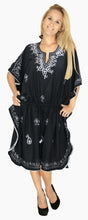 Load image into Gallery viewer, la-leela-rayon-solid-casual-dress-girls-osfm-14-28-l-4x-black_2521-black_h456