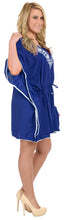 Load image into Gallery viewer, la-leela-rayon-solid-spring-summer-cover-up-osfm-14-28-l-4x-royal-blue_2556