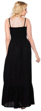 Load image into Gallery viewer, la-leela-evening-beach-swimwear-rayon-solid-casual-swimwear-stretchy-tube-dress-black-2087-one-size