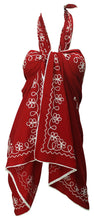 Load image into Gallery viewer, la-leela-rayon-swimwear-towel-womens-scaf-wrap-sarong-solid-72x42-red_17-red_f549