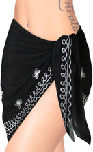 Load image into Gallery viewer, LA LEELA Women Beachwear Mini Sarong Bikini Cover up Wrap Dress Solid 7