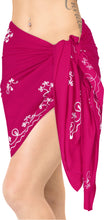 Load image into Gallery viewer, LA LEELA Women Beachwear Mini Sarong Bikini Cover up Wrap Dress Solid 7
