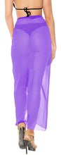 Load image into Gallery viewer, La Leela Women&#39;s Bikini Beach Wrap Hawaiian Sarong Swimming Suit Bathing Pareo Beachwear Valentines Day Dress Cover up Long 78&quot;x42&quot; Purple 119716