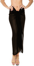 Load image into Gallery viewer, la-leela-sheer-chiffon-swimsuit-cover-up-wrap-sarong-solid-88x42-black_1722