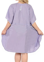 Load image into Gallery viewer, la-leela-bikni-swimwear-cover-ups-rayon-solid-loose-gown-women-osfm-14-28-l-4x-light-violet_2534