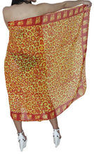 Load image into Gallery viewer, LA LEELA Women Plus Size Sarong Swimsuit Cover Up Beach Wrap 72&quot;x42&quot; Orange_L680