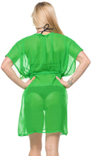 Load image into Gallery viewer, la-leela-chiffon-solid-sundress-girl-cover-up-osfm-16-32-w-5x-parrot-green_943-green_j37