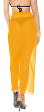 Load image into Gallery viewer, La Leela Women&#39;s Bikini Beach Wrap Hawaiian Sarong Swimming Suit Bathing Pareo Beachwear Valentines Day Dress Cover up Long 78&quot;x42&quot; Yellow 121205